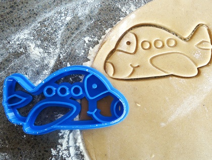 3D Printed Plane Cookie Cutter